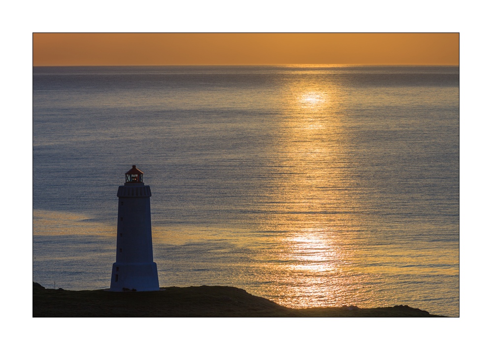 Sonnenuntergang mit Leuchtturm #31538