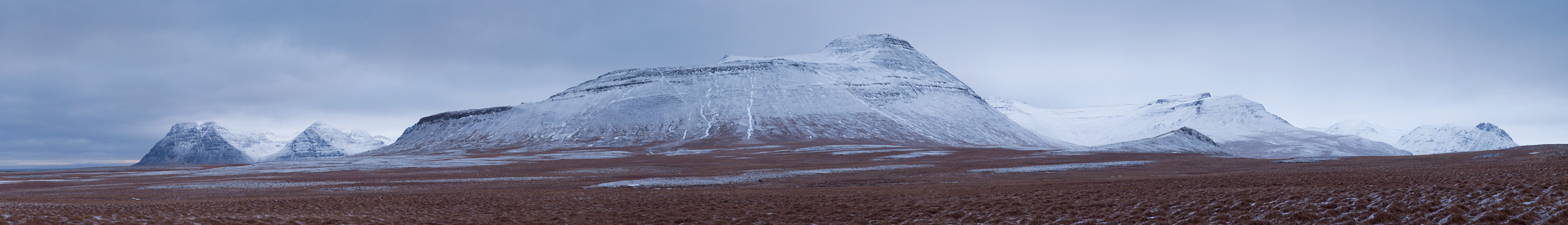 Winter in den Westfjorden Pano #26629