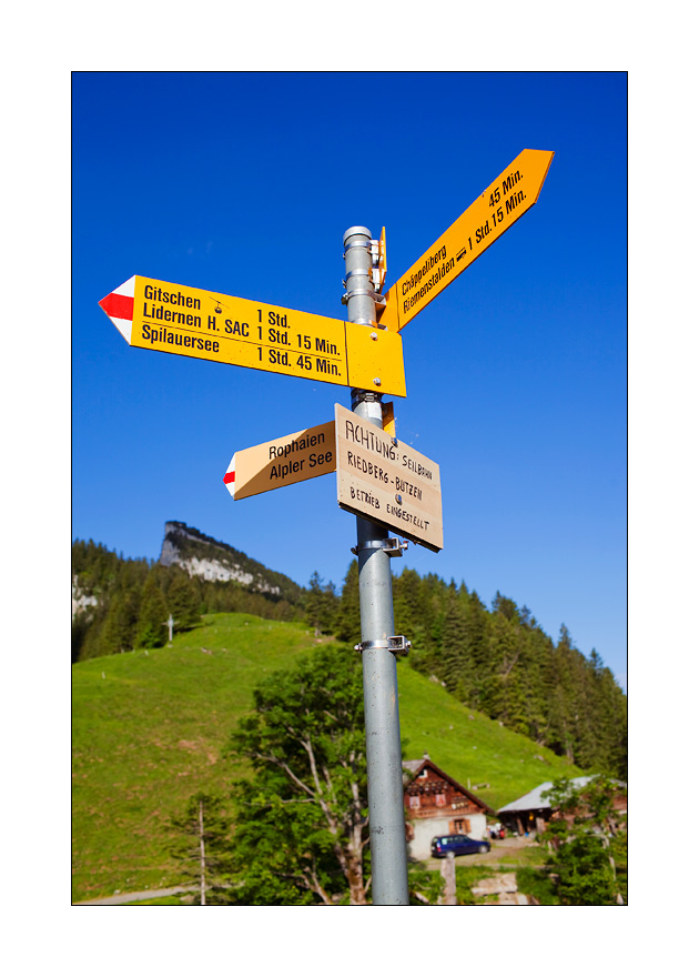 Wanderwegweiser Alplen #21880