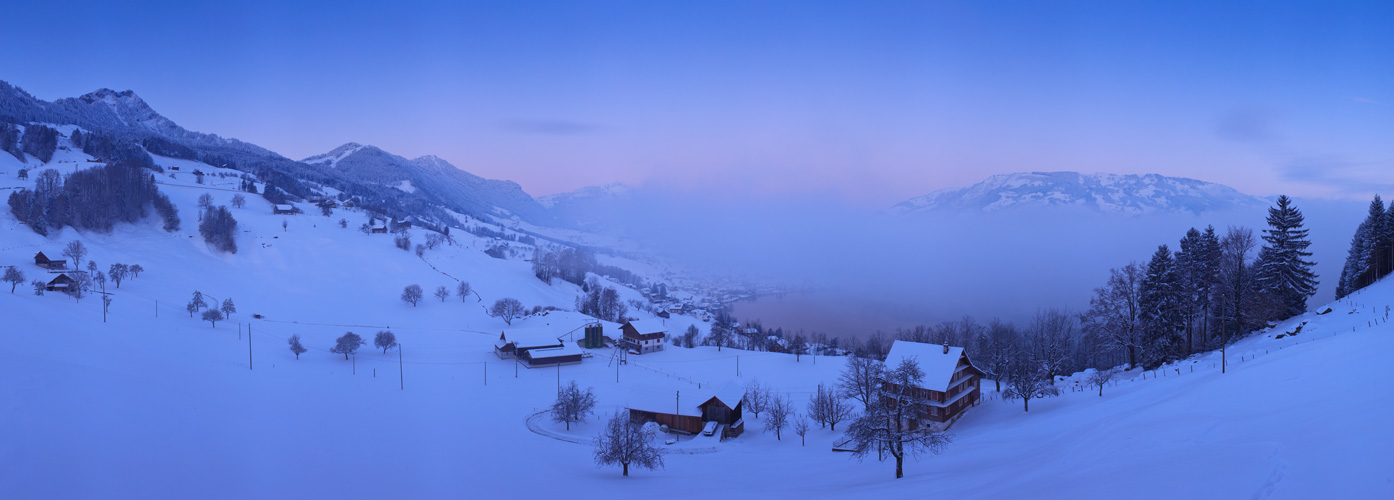 Lauerzersee und Rigi Pano#26102