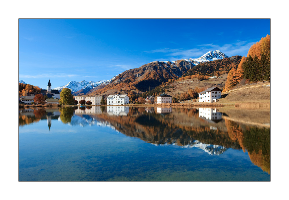 Tarasp mit Taraspsee #25576