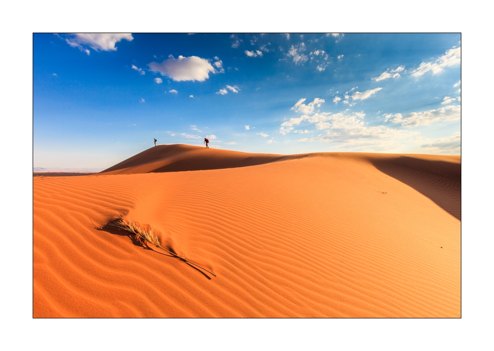 Wanderer auf Sandduene #34702