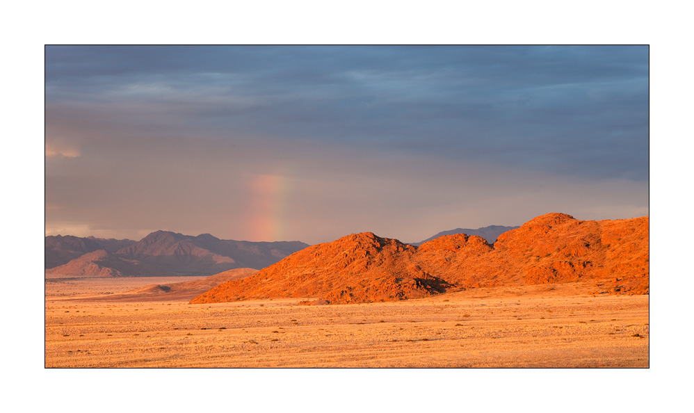 Namib Naukluft Berge Regenbogen #28645