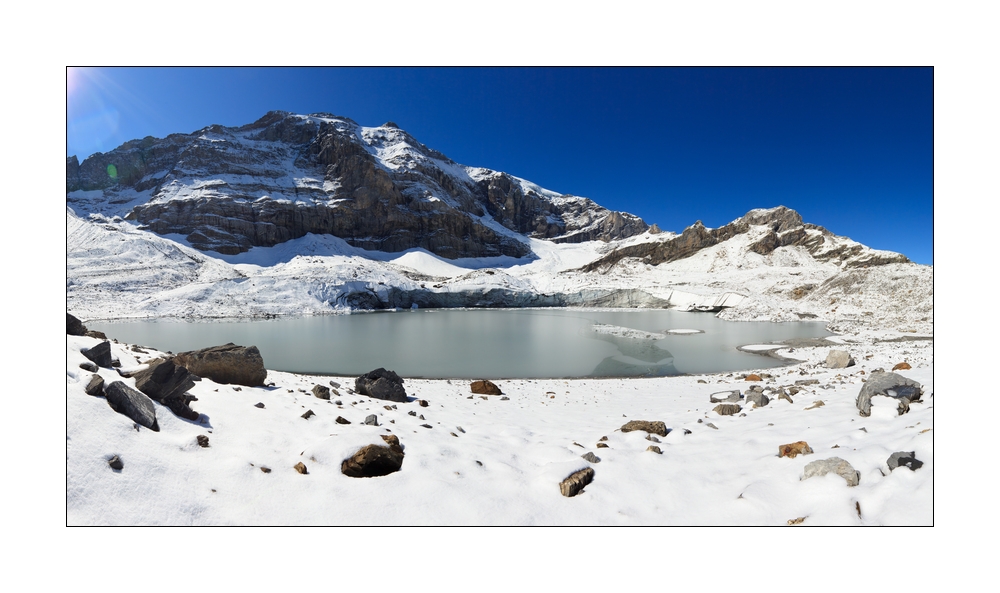 kleiner Gletschersee Pano #33034