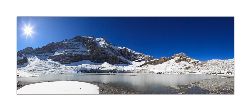 kleiner Gletschersee Pano #33012