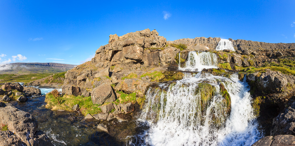 Wasserfall Dynjandifoss Pano #31646