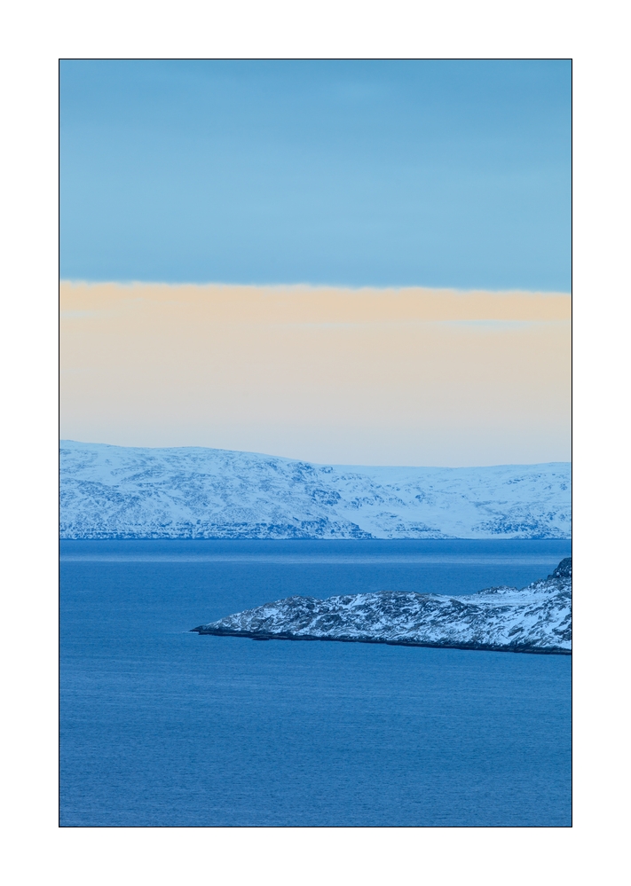 Abenddämmerung im Fjord #36742