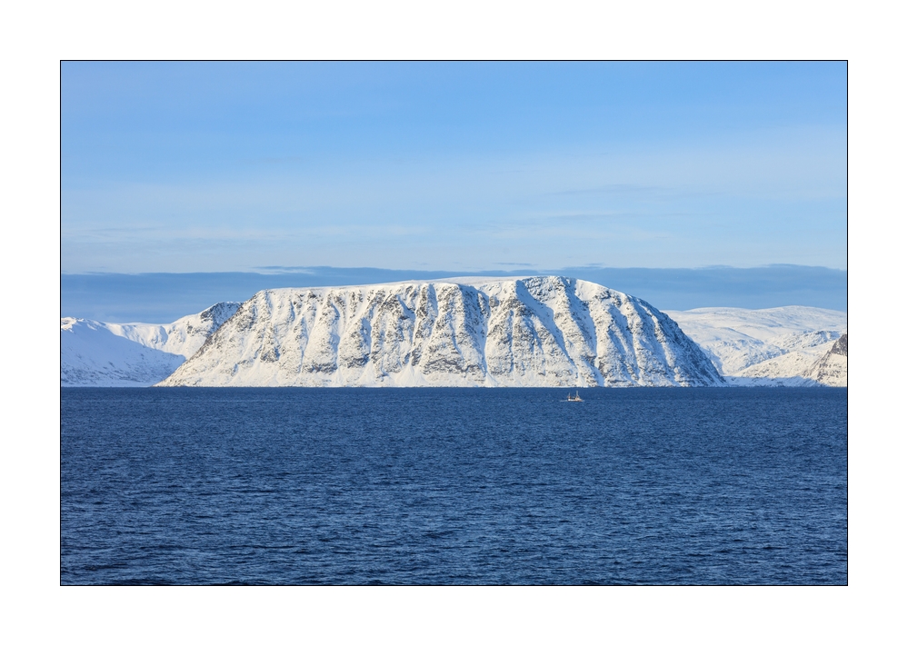 Fjordlandschaft im Winter #36805