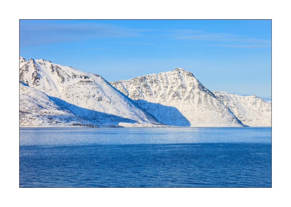 Fjordlandschaft im Winter #36826
