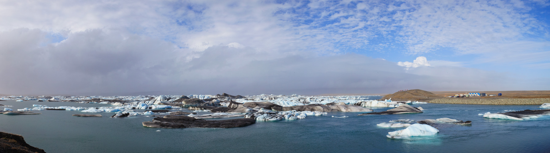 Gletscherlagune Jökulsarlon Pano #23703