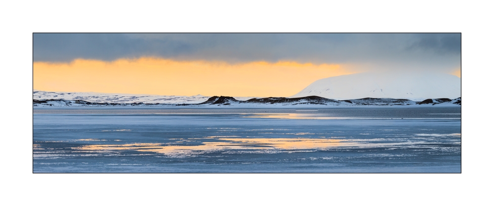 Myvatn im Winter Pano #34262