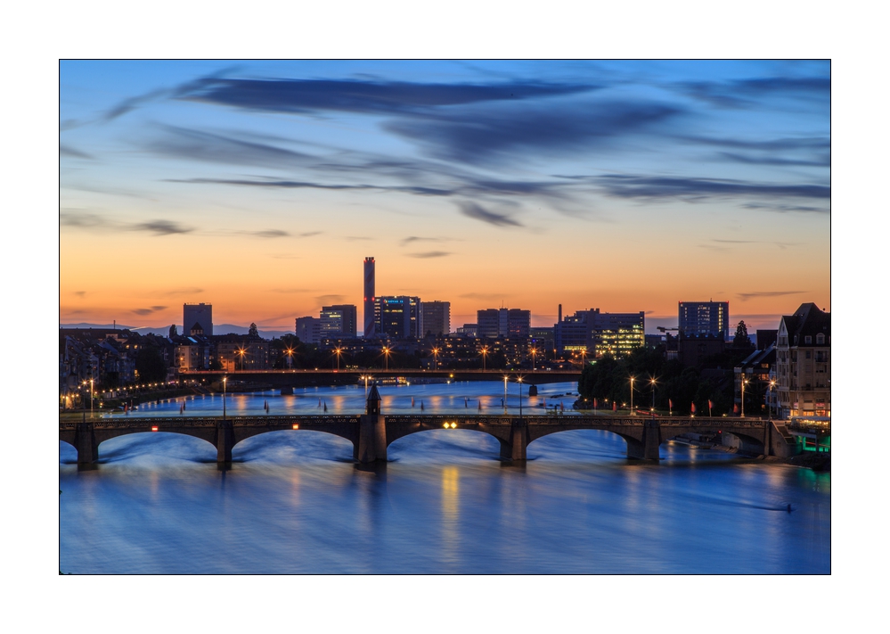 Abendstimmung über Basel #31026