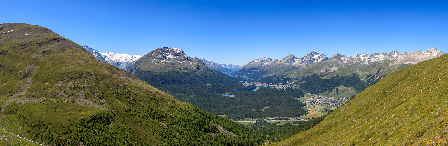 Aussicht vom Muottas Muragl Pano #5ds00144