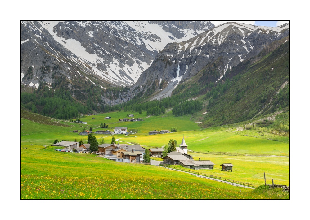 Frühling im Sertigtal #34344