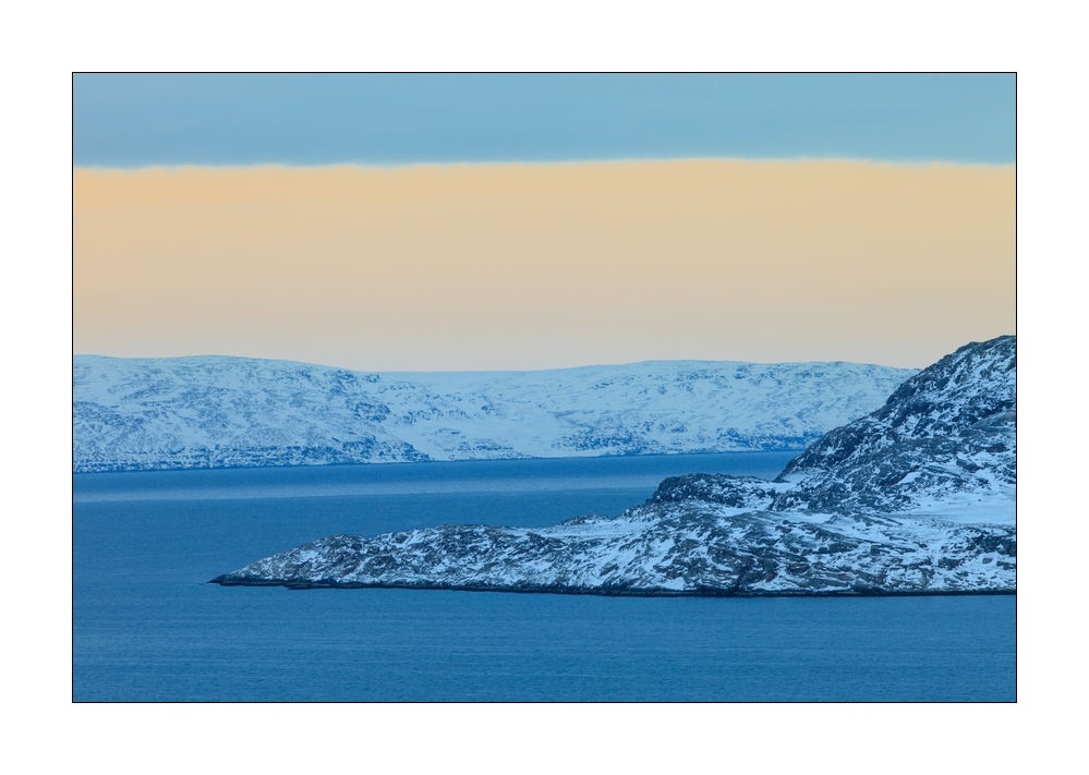 Abenddämmerung im Fjord #36739