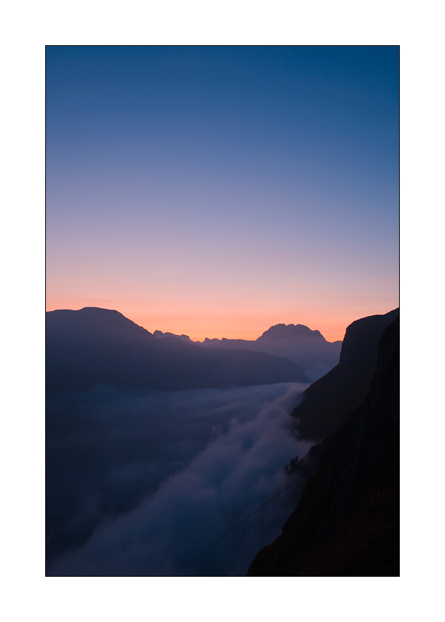 Sonnenuntergang auf der Glattalp #24339