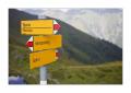 Wanderwegweiser Heinzenberg Bischolpass #22128 Wanderwegweiser Heinzenberg Bischolpass #22128