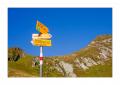 Wanderwegweiser Oberalp #23386 Wanderwegweiser Oberalp #23386