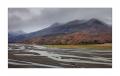 Flusslandschaft und farbige Berge #33277
