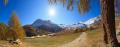 Wanderweg im Herbst Pano #35315
