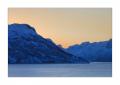 Fjordlandschaft im Winter #36851
