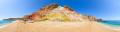 farbiger Strand Pano #37179