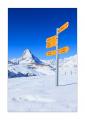 Wanderwegweiser am Matterhorn #36146